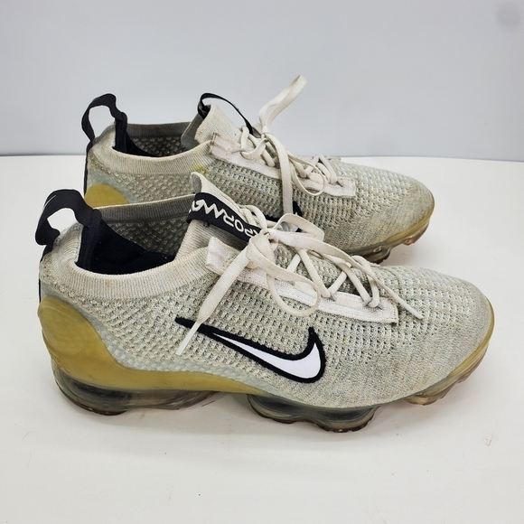 Nike Shoes Youth 7 Women 8.5 Air VaporMax 2021 Flyknit Monochrome - Picture 8 of 12